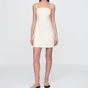 Gap Linen Cream Women's Dress